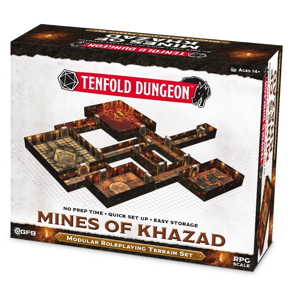 Gale Force 9: Tenfold Dungeon - Modular Mines of Khazad Terrain Set