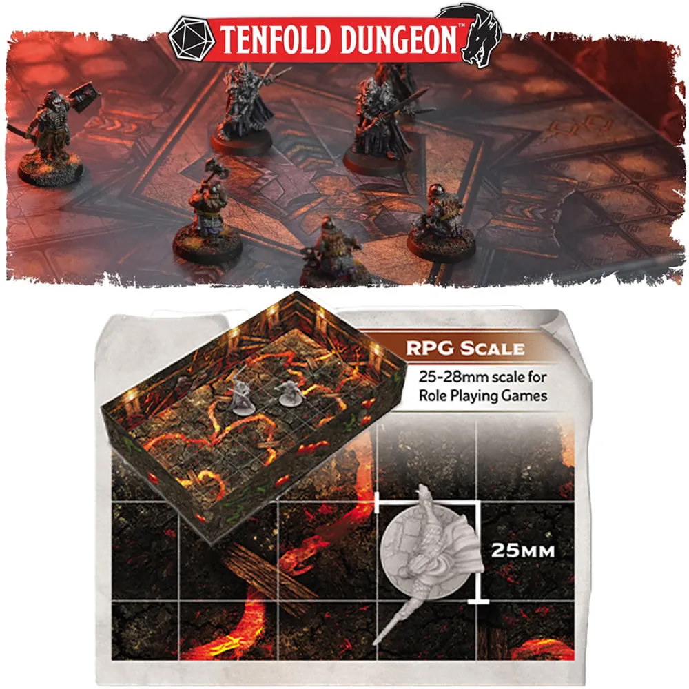 Gale Force 9: Tenfold Dungeon - Modular Mines of Khazad Terrain Set