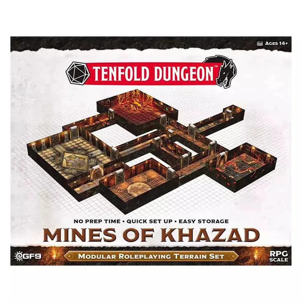 Gale Force 9: Tenfold Dungeon - Modular Mines of Khazad Terrain Set