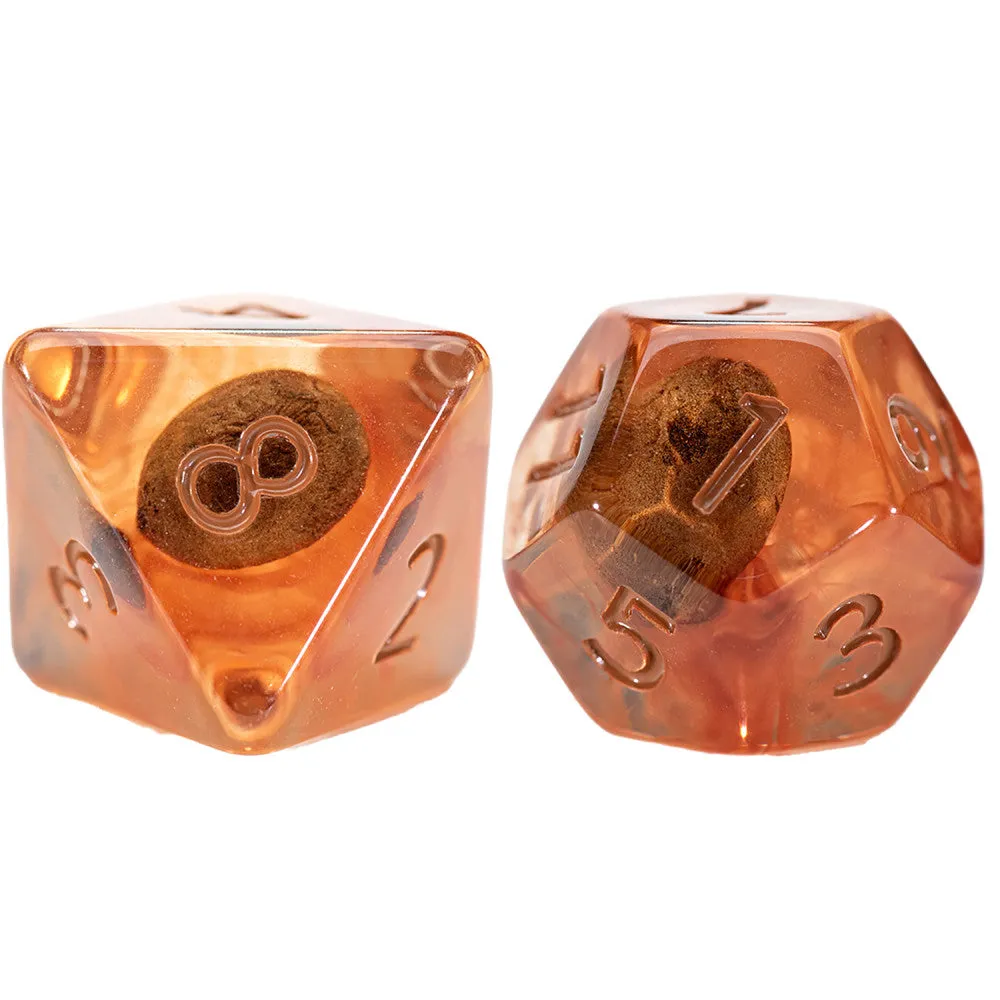 Gate Keeper Games & Dice: Coffee Bean 7pc RPG Dice Set