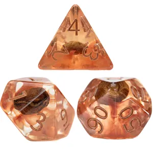 Gate Keeper Games & Dice: Coffee Bean 7pc RPG Dice Set