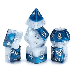 Gate Keeper Games Halfsies Dice: Police Box Adventure - 7pc Set
