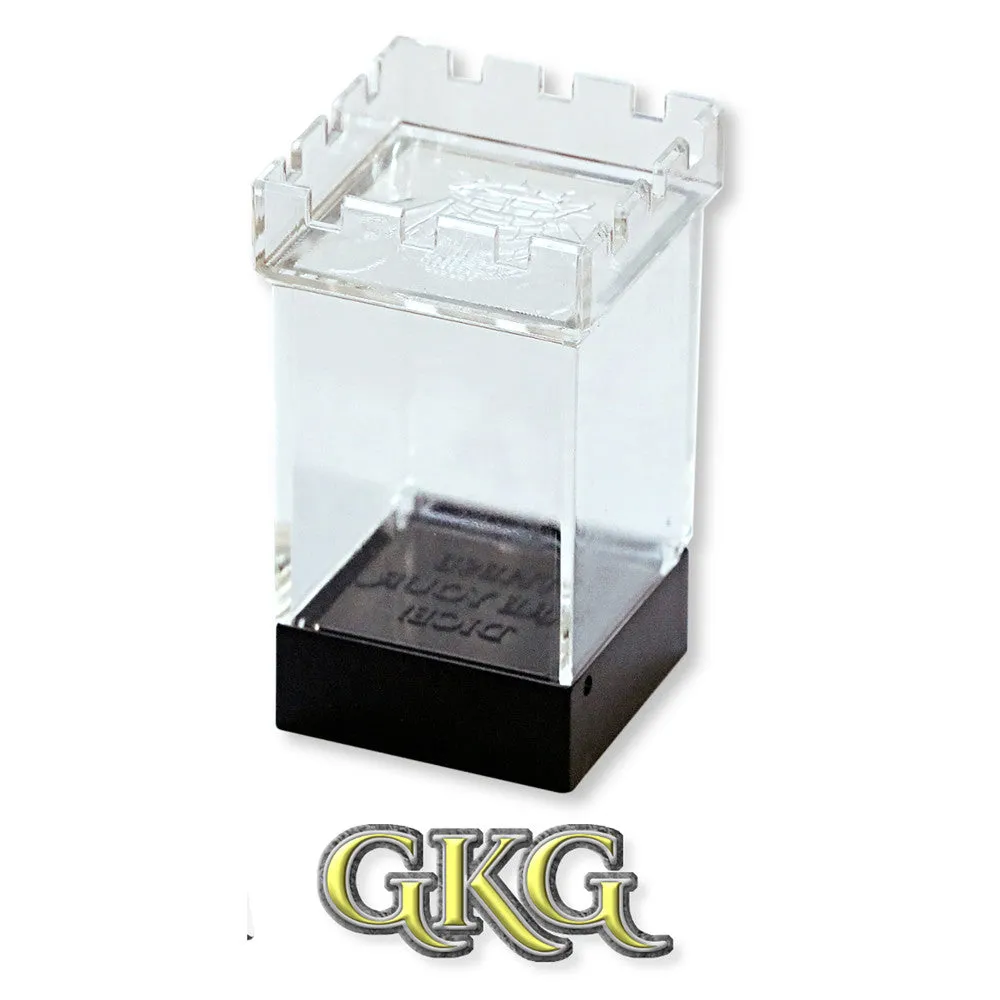 Gate Keeper Games Halfsies Dice: Yin Yang -12d6 Black & White Set