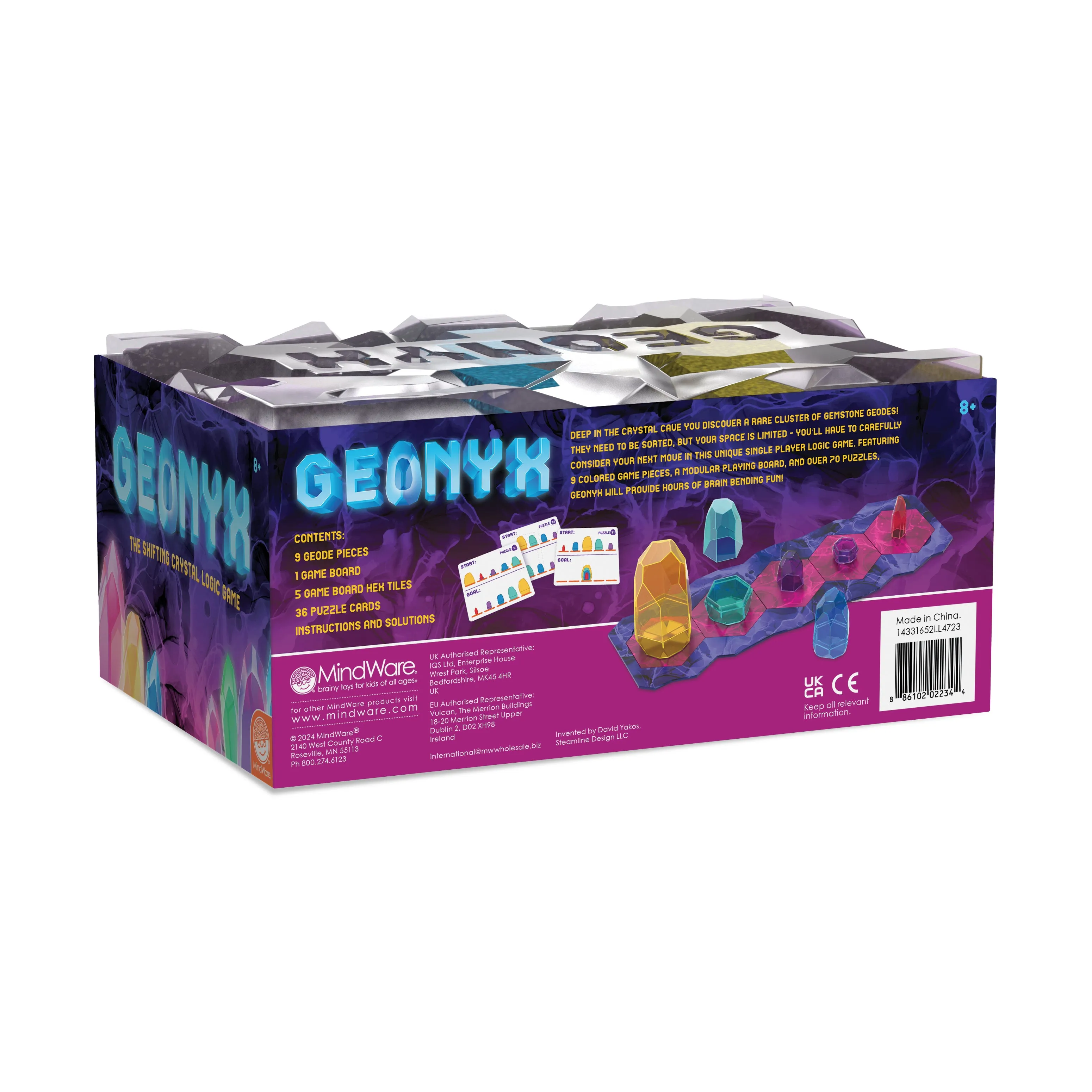 Geonyx Shifting Crystal Solo Logic Puzzle Game