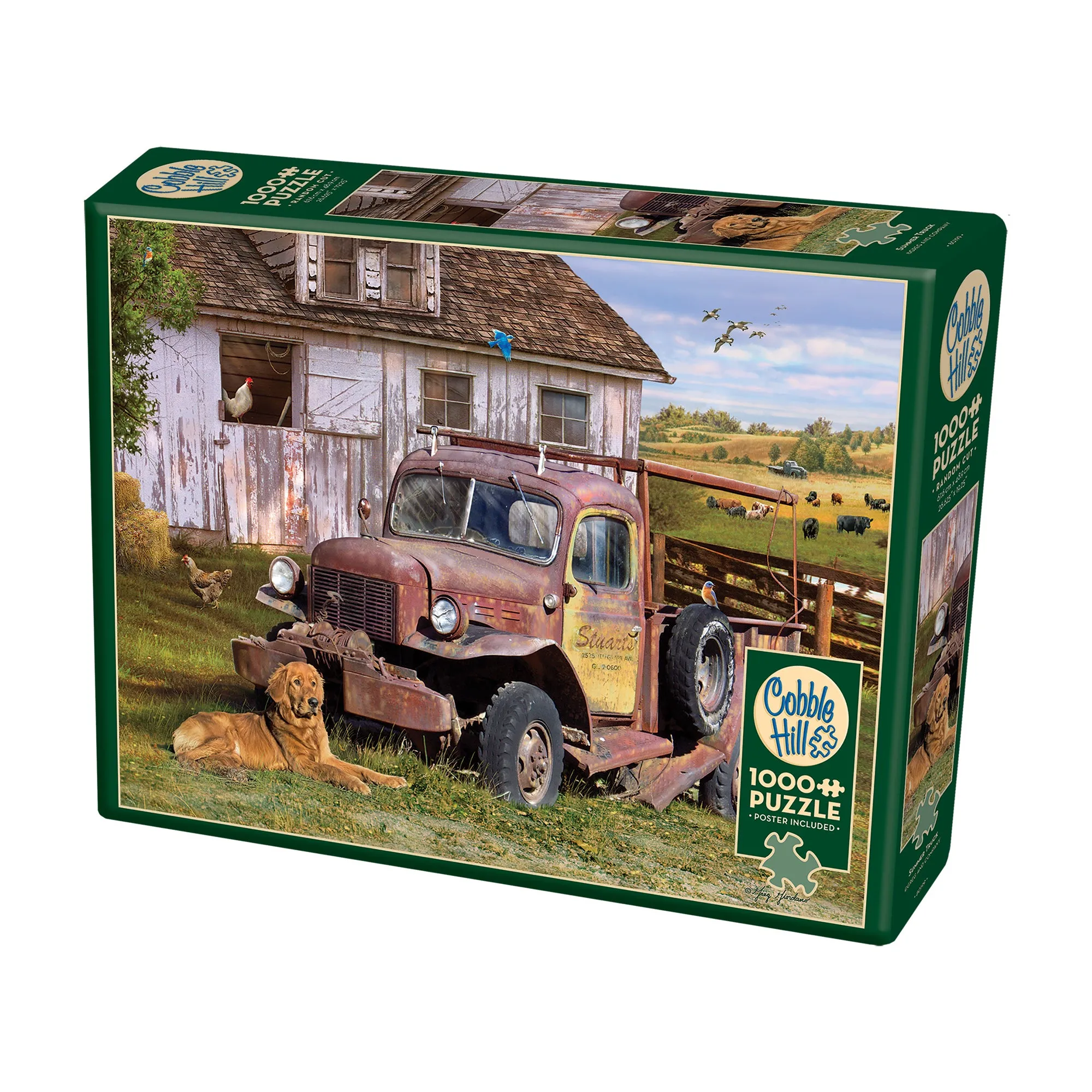Greg Giordano Summer Farm Truck Jigsaw Puzzle - 1000 pc