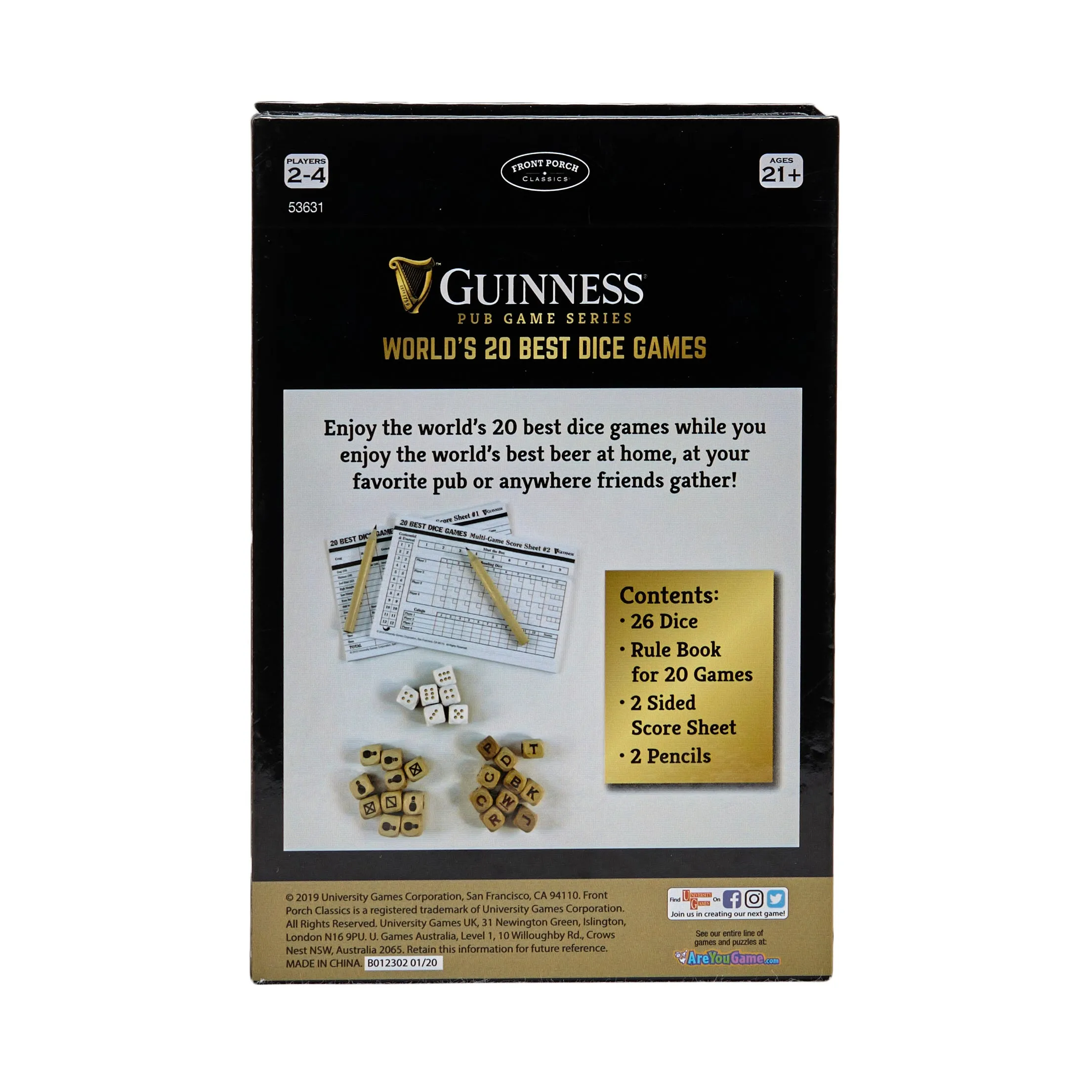 Guinness World's 20 Best Dice Games - Pub Game Series