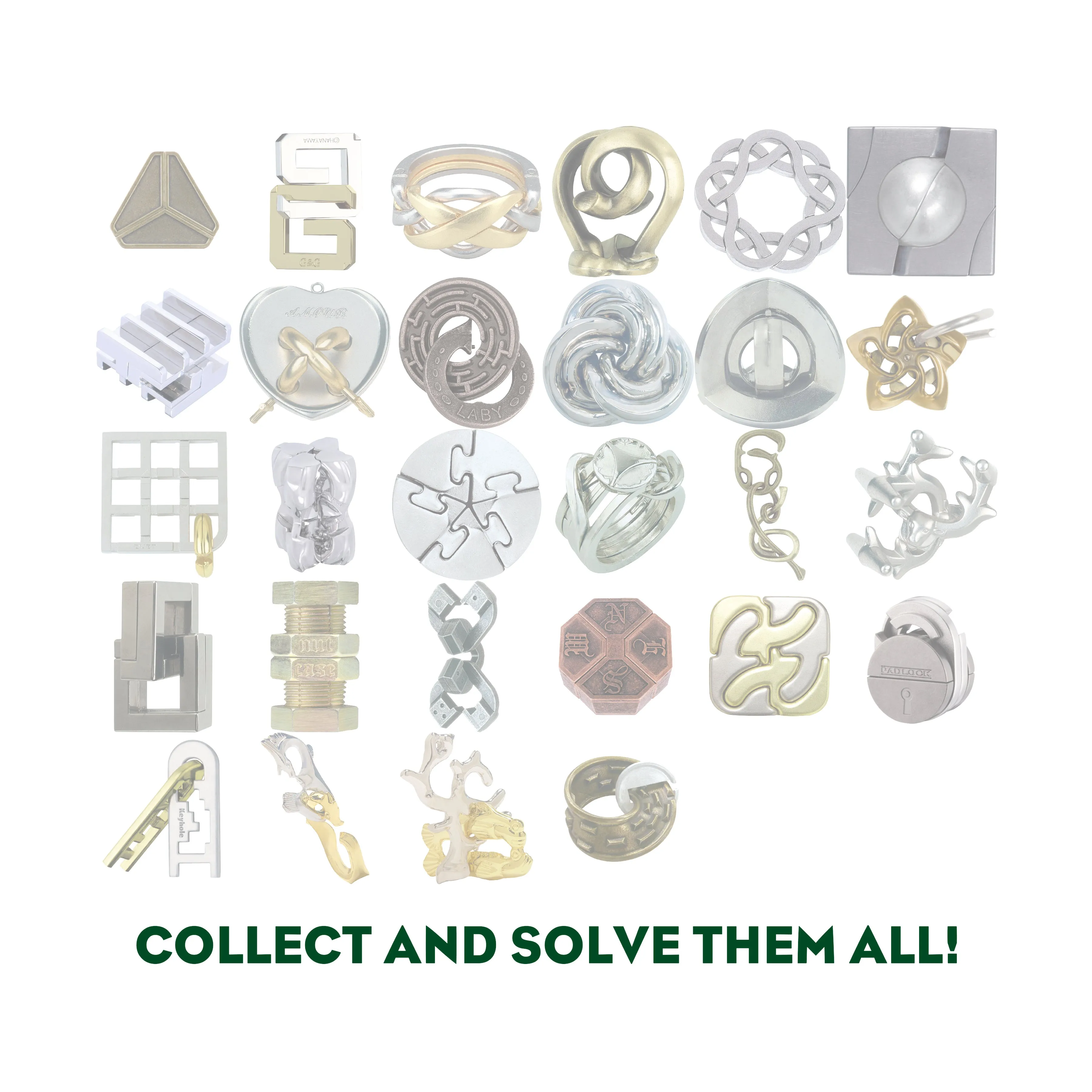 Hanayama Level 3 Cast Puzzle - Cross: Challenging Metallic Brain Teaser