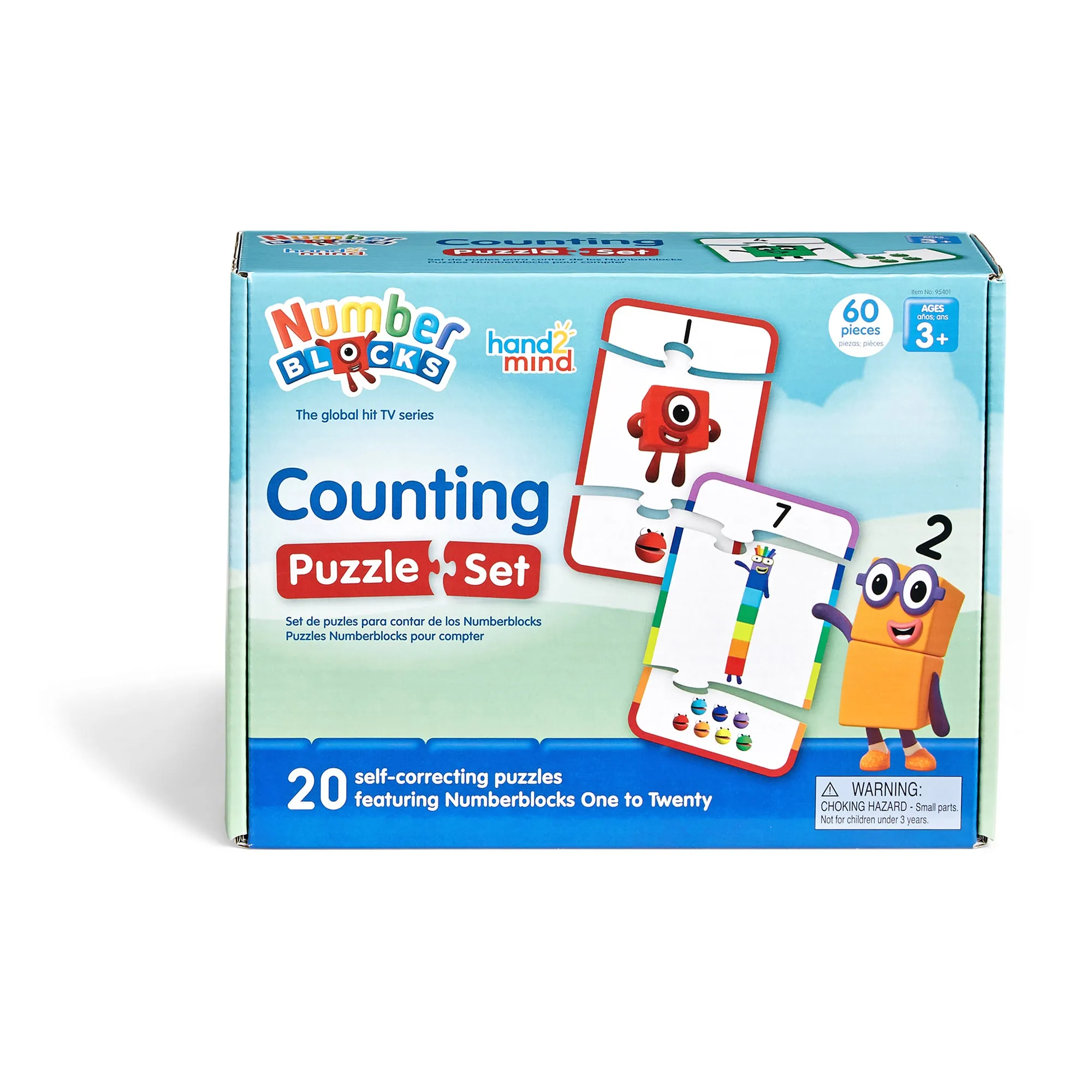 Hand2Mind Numberblocks Counting Puzzle Set - Numeracy Fun - Ages 3-5