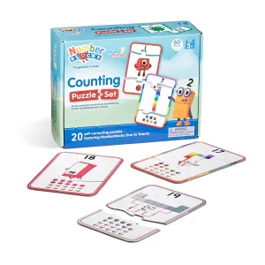 Hand2Mind Numberblocks Counting Puzzle Set - Numeracy Fun - Ages 3-5