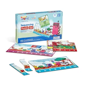 Hand2Mind Numberblocks Sequencing Puzzle Set - Math Learning Fun