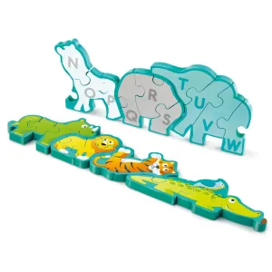 Hape Alphabet Animal Parade 26-Piece Wooden Puzzle