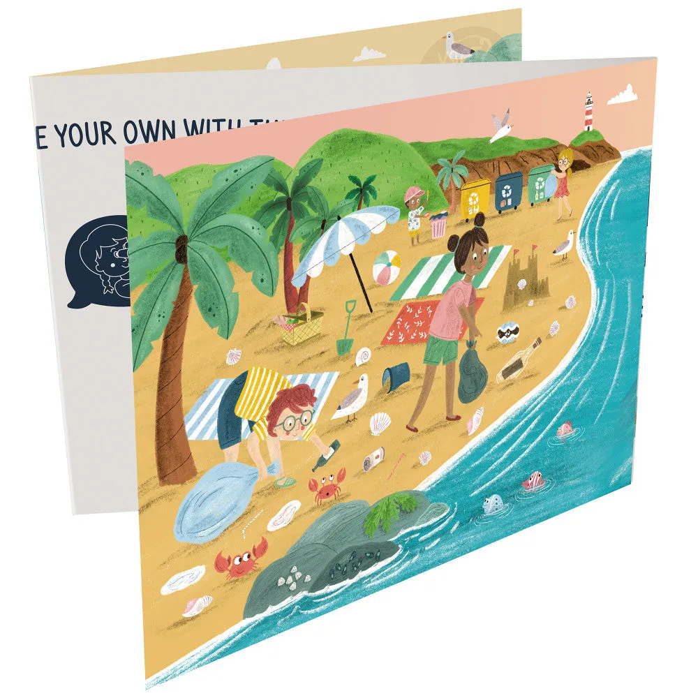 Hape Ocean Friends 3-Pack Jigsaw Puzzle - 48 pc Each