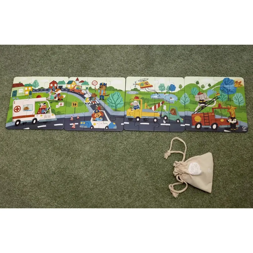 Hape Space Adventure 3-Pack Jigsaw Puzzles – 48 pc Each