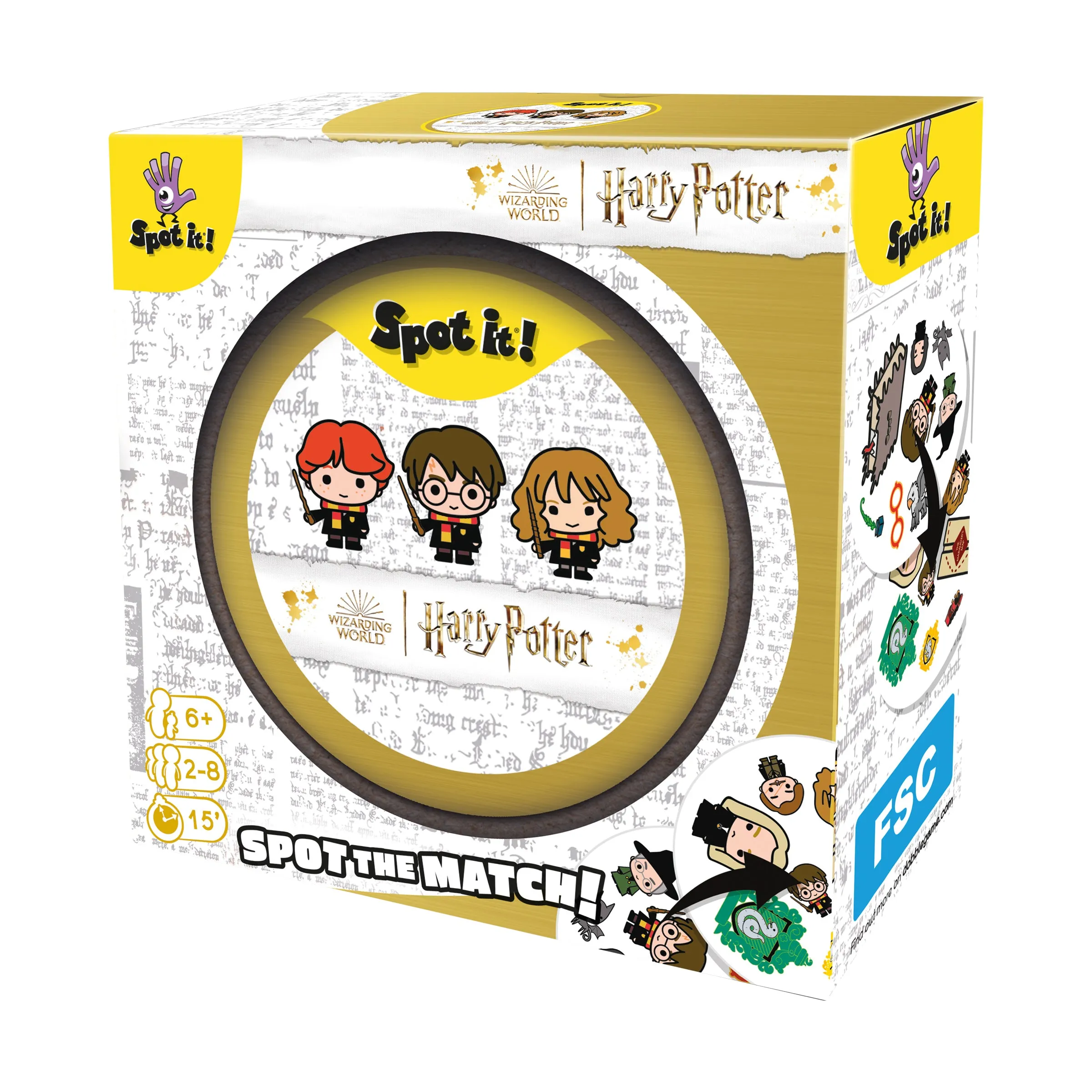 Harry Potter Spot it! Magical Matching Card Game
