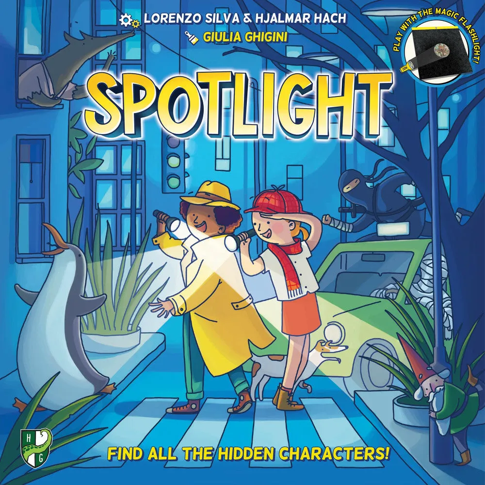 Horrible Guild Spotlight: Magical Flashlight Family Board Game, Ages 6 