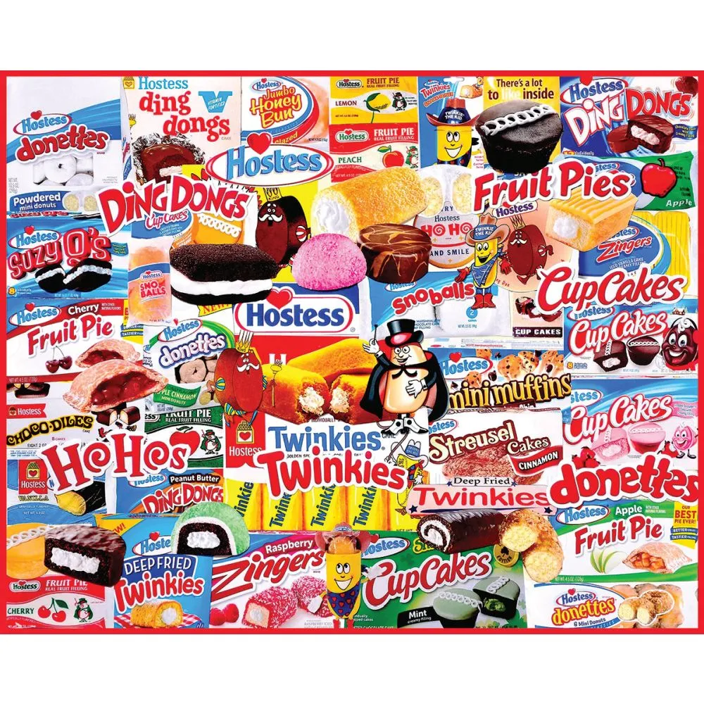 Hostess Classic Snacks Retro Jigsaw Puzzle - 1000pc