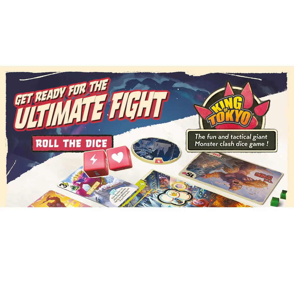 IELLO King of Tokyo: Duel - Epic Monster Showdown Board Game