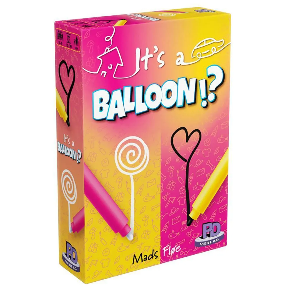 It's A Balloon Word Guessing Drawing Game by Rio Grande Games, Ages 8 