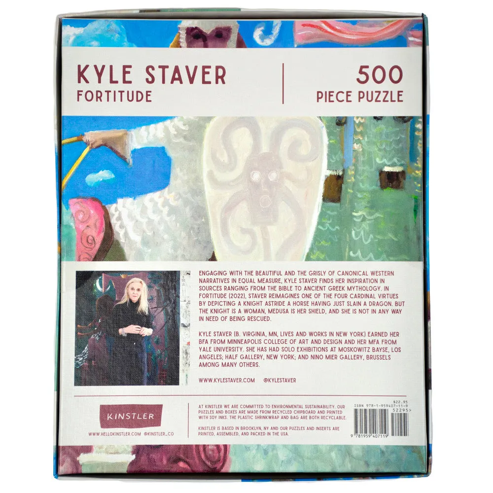 Kinstler Fortitude 500-Piece Puzzle - Artistic Jigsaw, 18" x 24" Assembled