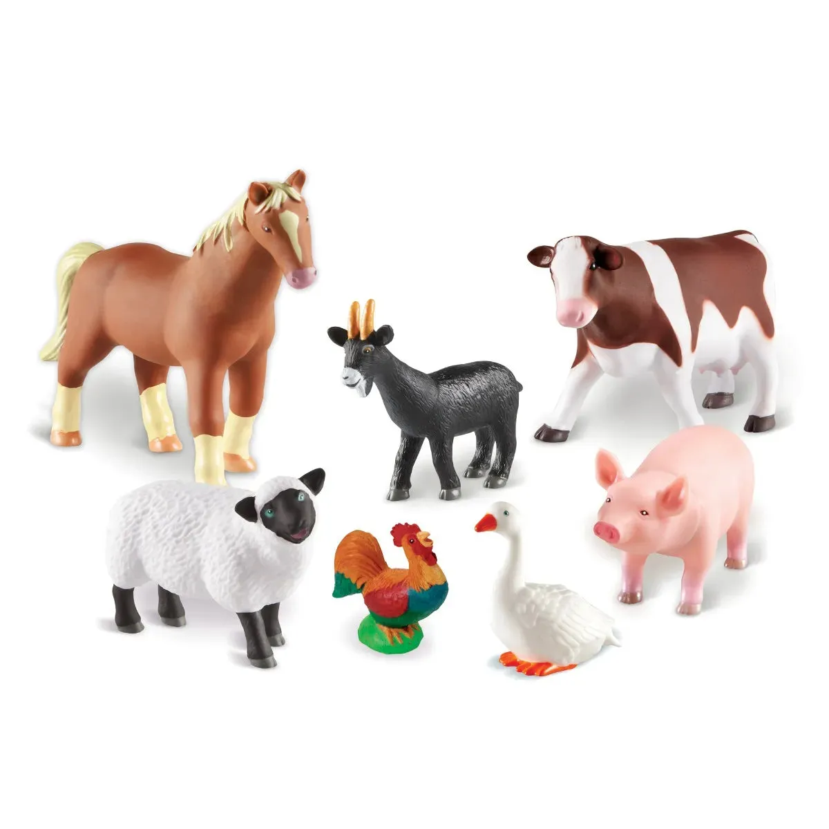 Learning Resources Jumbo Farm Animals Figures