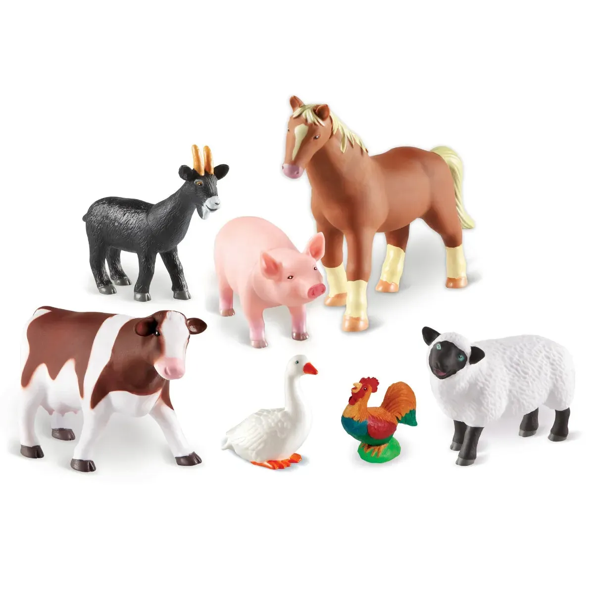 Learning Resources Jumbo Farm Animals Figures