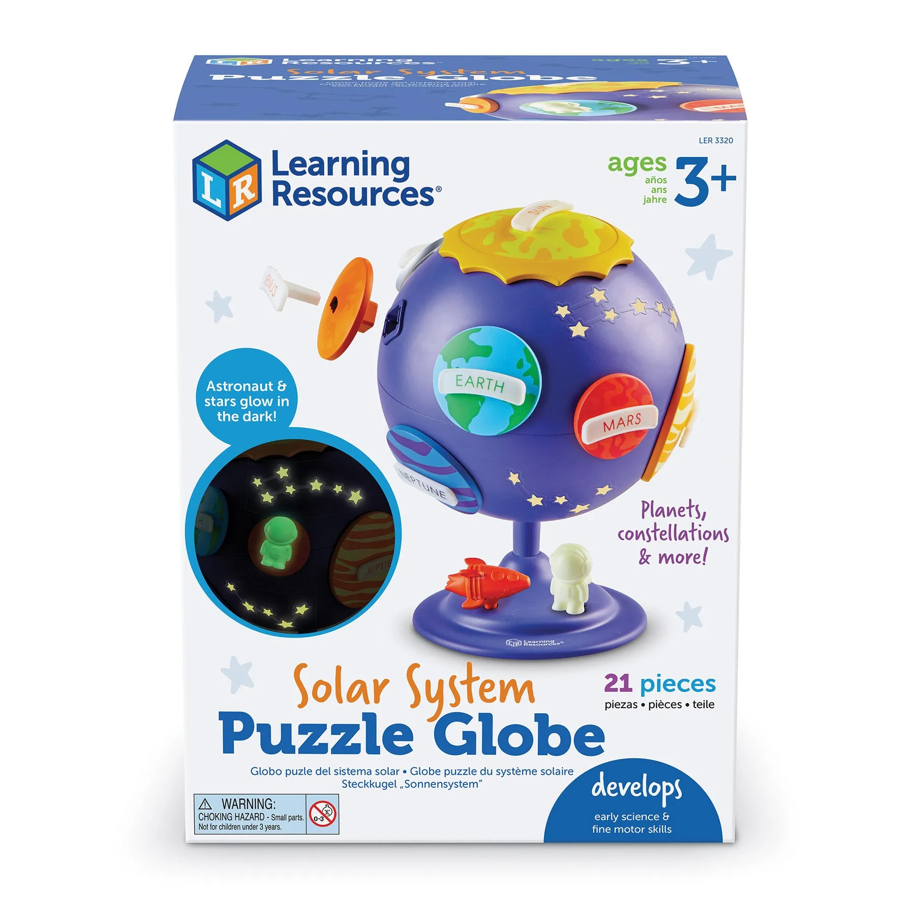 Learning Resources Solar System Puzzle Globe - Interactive Educational Toy
