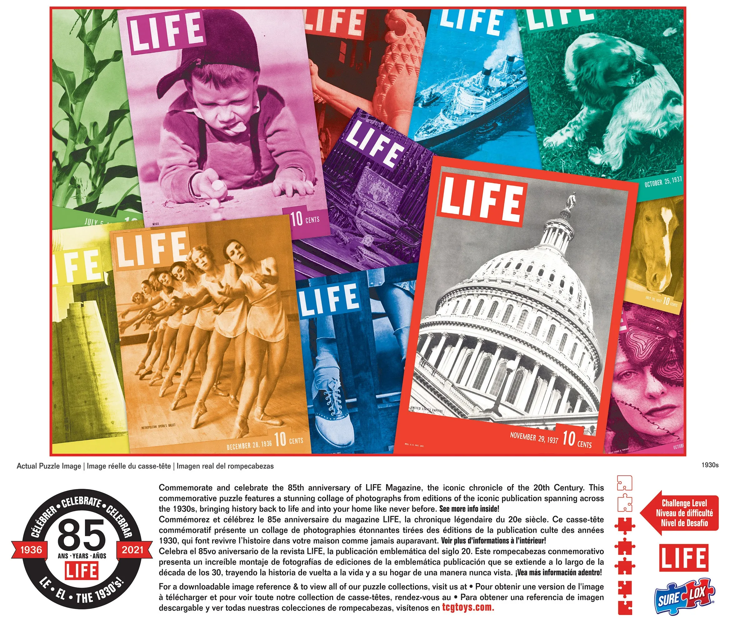 Life Brand 85th Anniversary Jigsaw Puzzle - 1000 pc