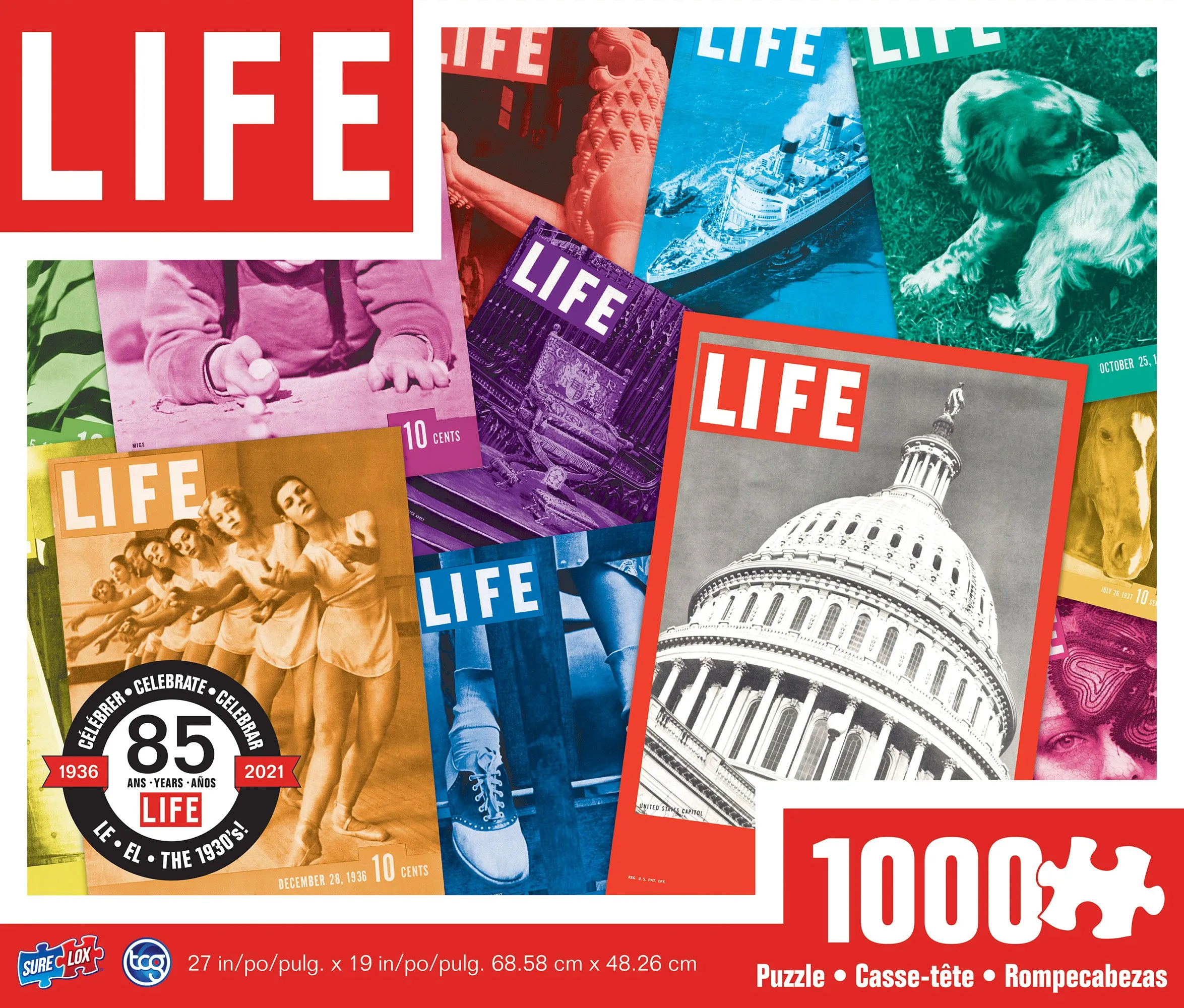 Life Brand 85th Anniversary Jigsaw Puzzle - 1000 pc