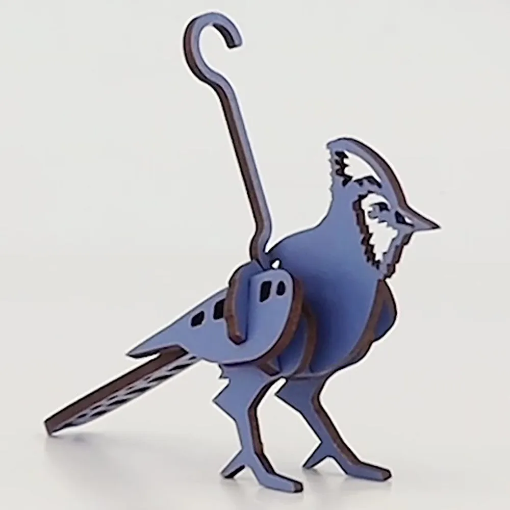Little & Wood: Blue Jay 3D Wooden Puzzle Kit - Small Edition
