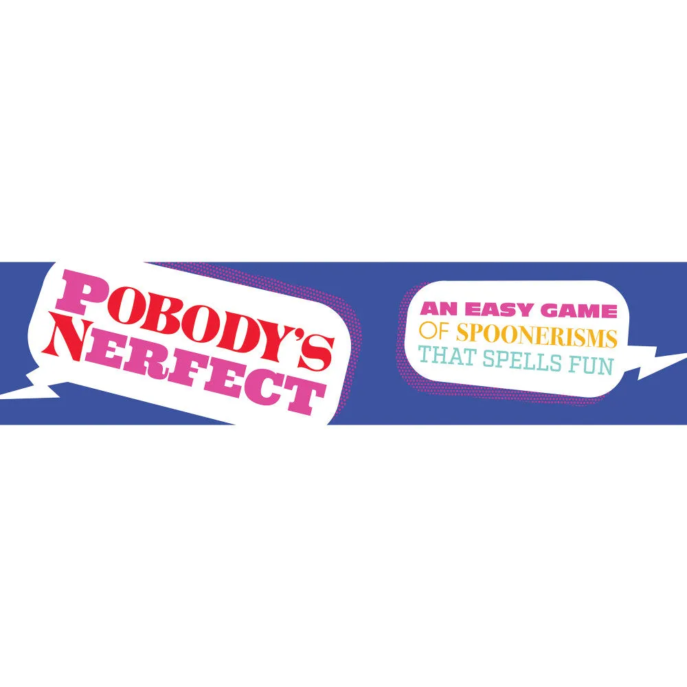 Longshore Pobody's Nerfect Game - Party Game with 300 Spoonerism Cards