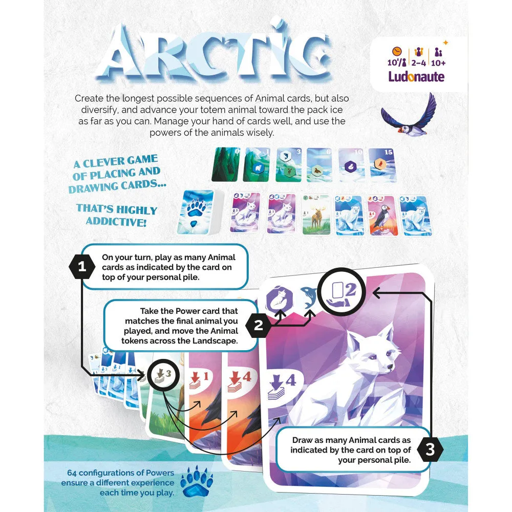 Ludonaute: Arctic - Strategic Arctic Wildlife Card Game