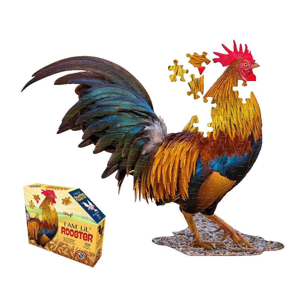 Madd Capp Animal-Themed Rooster Jigsaw Puzzle - 100 pc