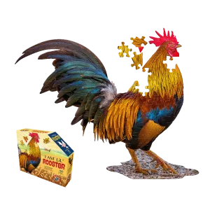 Madd Capp Animal-Themed Rooster Jigsaw Puzzle - 100 pc