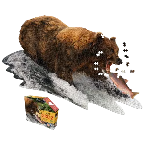 Madd Capp I AM GRIZZ 1000-Piece Jigsaw Puzzle - Grizzly Bear Edition