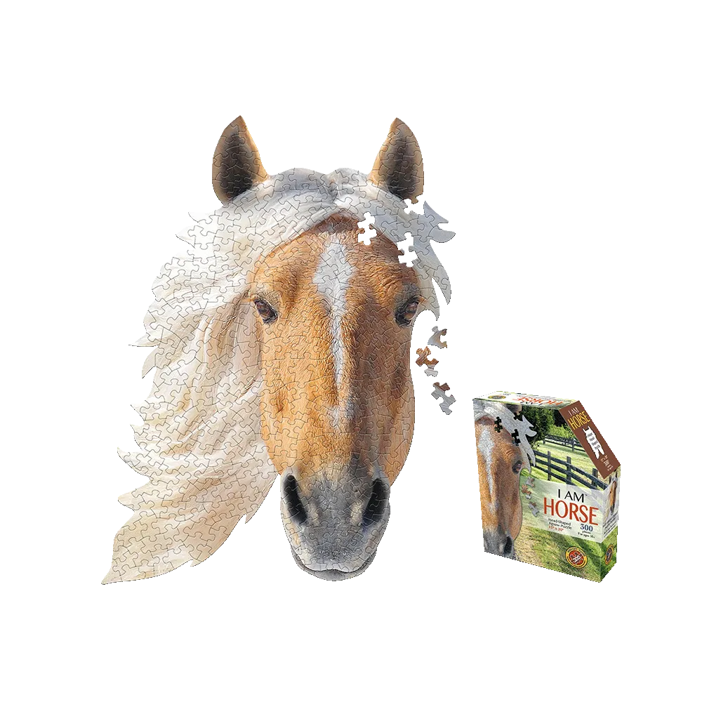 Madd Capp I AM HORSE Unique-Shaped 300-Piece Jigsaw Puzzle