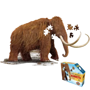Madd Capp I AM WOOLLY Mammoth-Shaped Jigsaw Puzzle - 100 pc