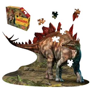Madd Capp Stegosaurus-Shaped Jigsaw Puzzle - 100 pc