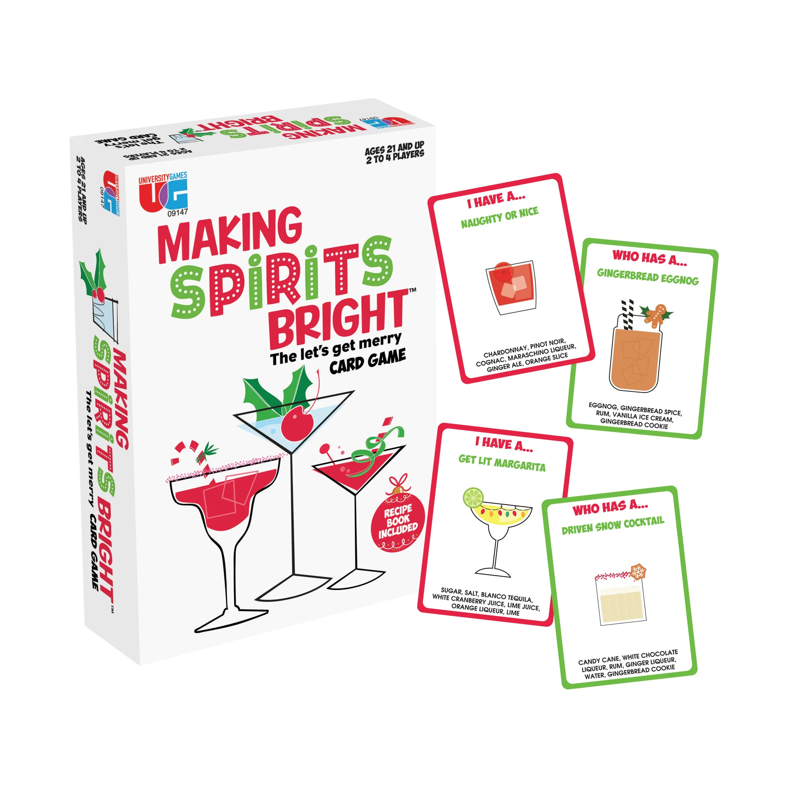 Making Spirits Bright - Let's Get Merry Holiday Card Game
