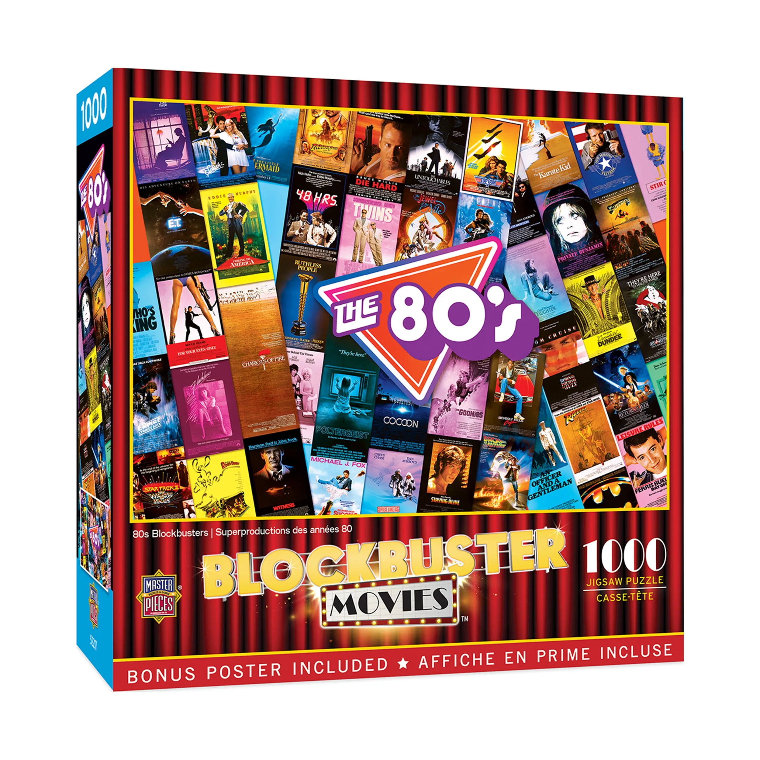 MasterPieces 80s Blockbusters Jigsaw Puzzle - 1000 pc