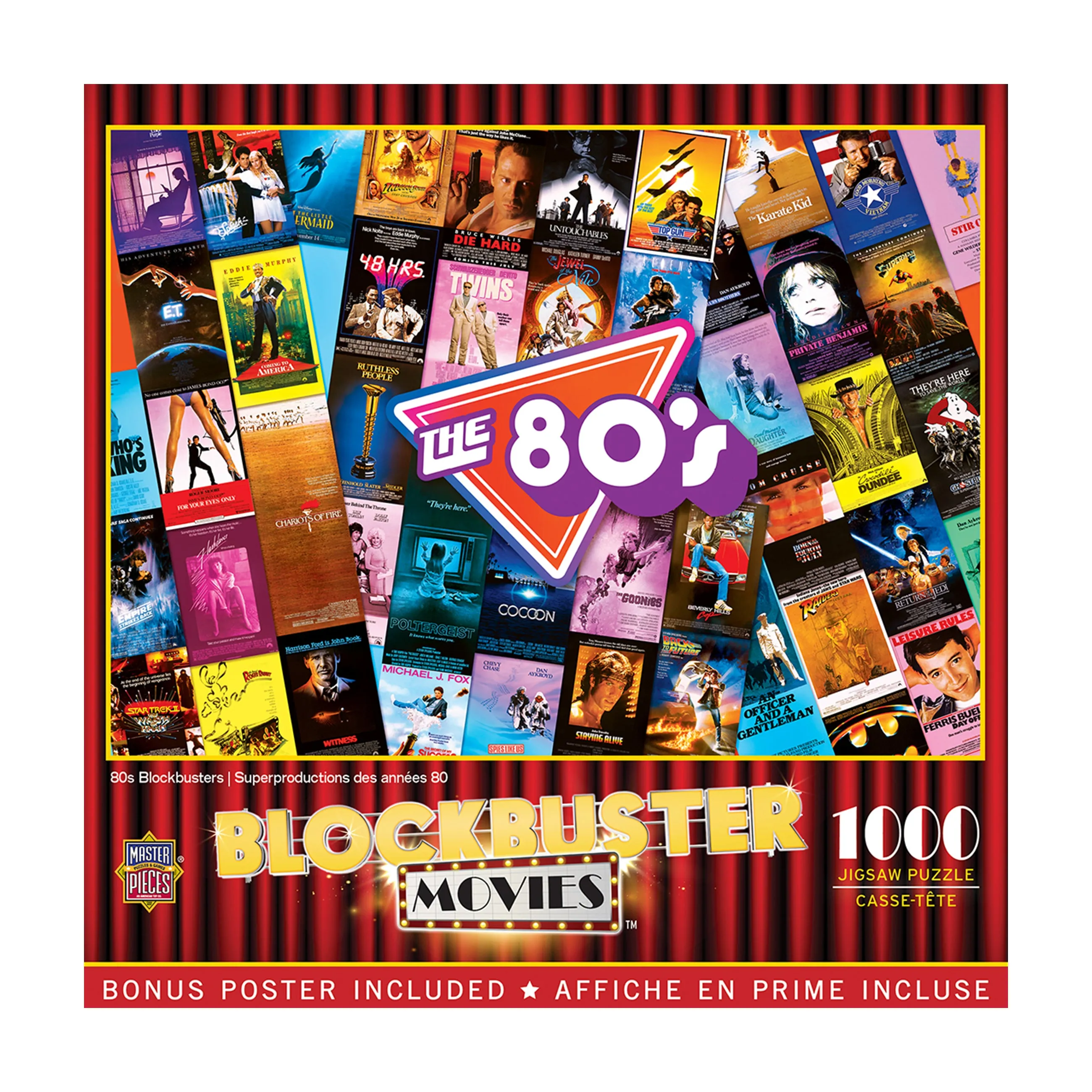 MasterPieces 80s Blockbusters Jigsaw Puzzle - 1000 pc
