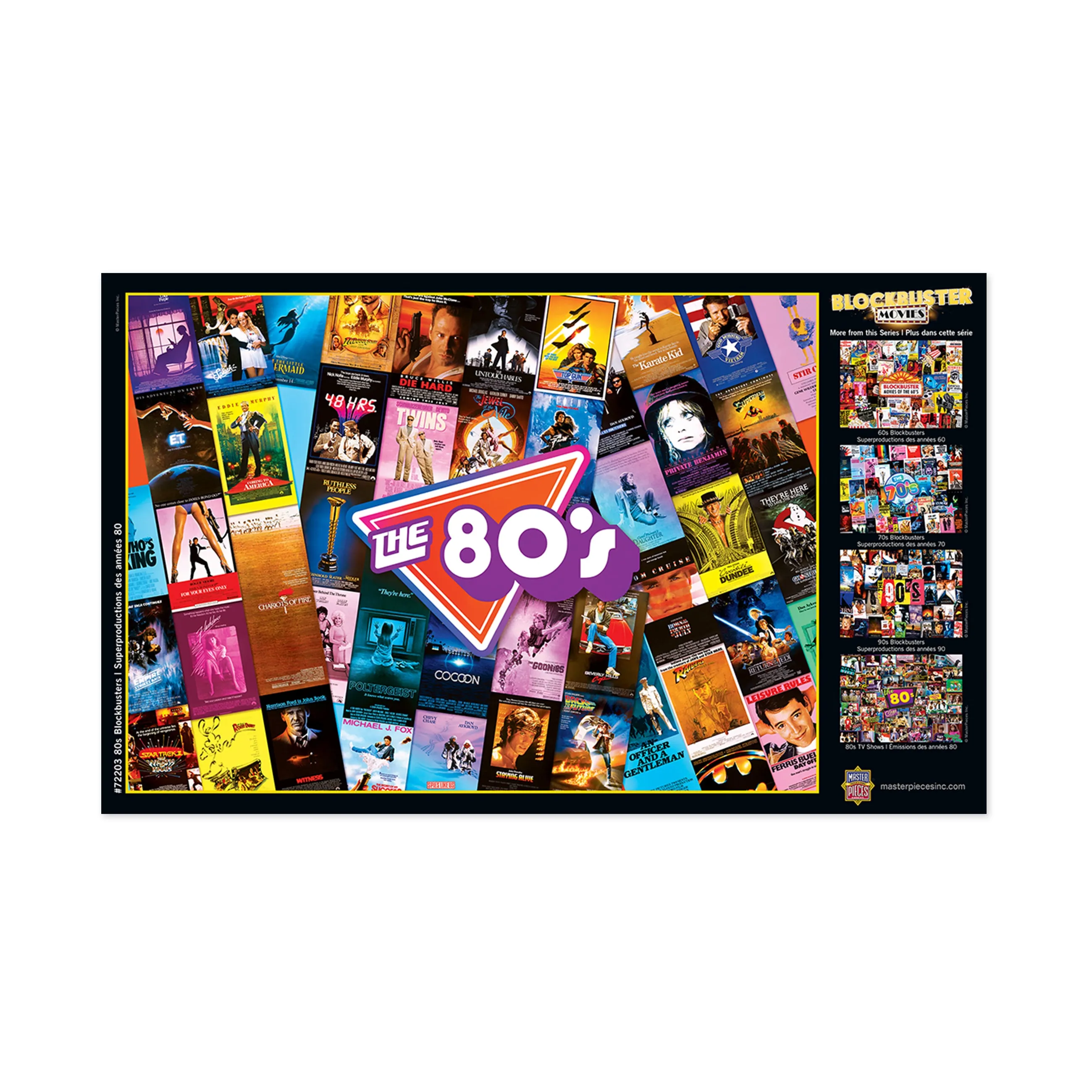 MasterPieces 80s Blockbusters Jigsaw Puzzle - 1000 pc