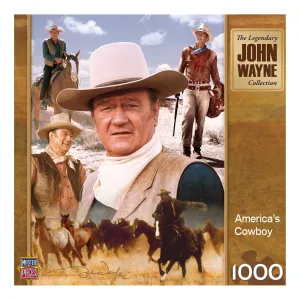 MasterPieces John Wayne America's Cowboy Jigsaw Puzzle - 1000 pc