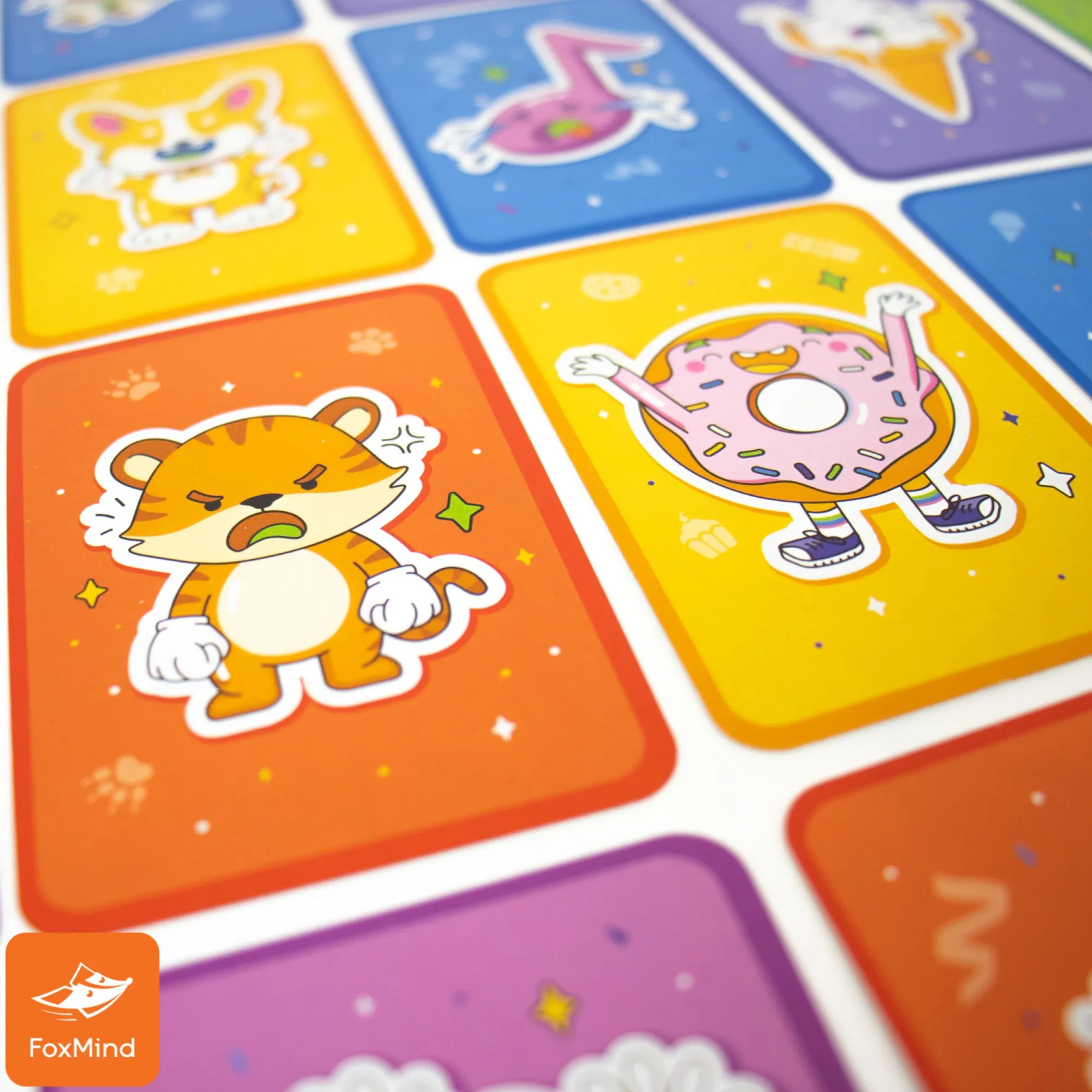 Memo Rush - FoxMind Matching Memory Emotion Game for Family Game Night