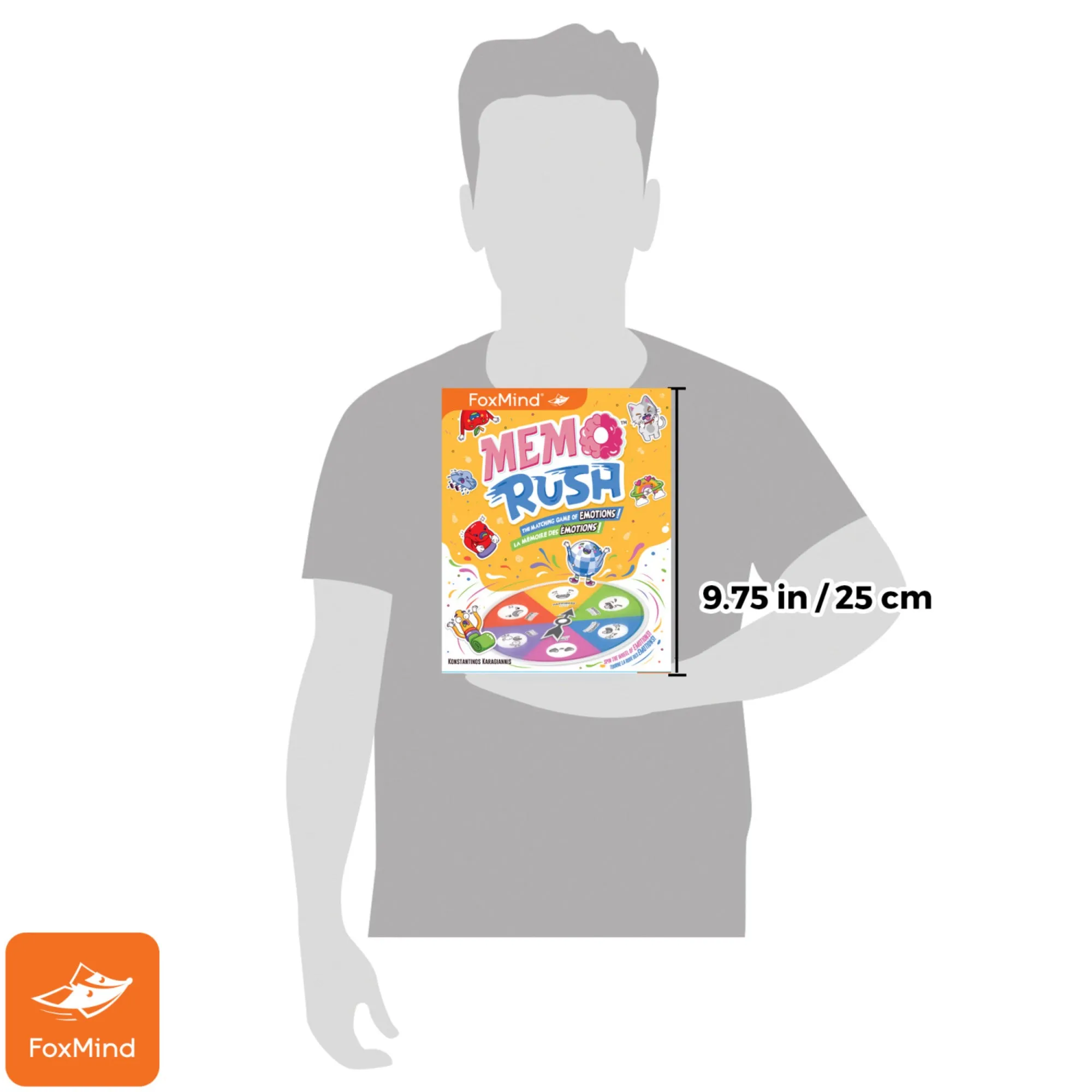 Memo Rush - FoxMind Matching Memory Emotion Game for Family Game Night