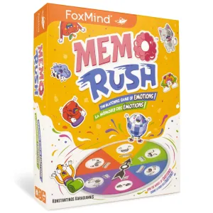 Memo Rush - FoxMind Matching Memory Emotion Game for Family Game Night