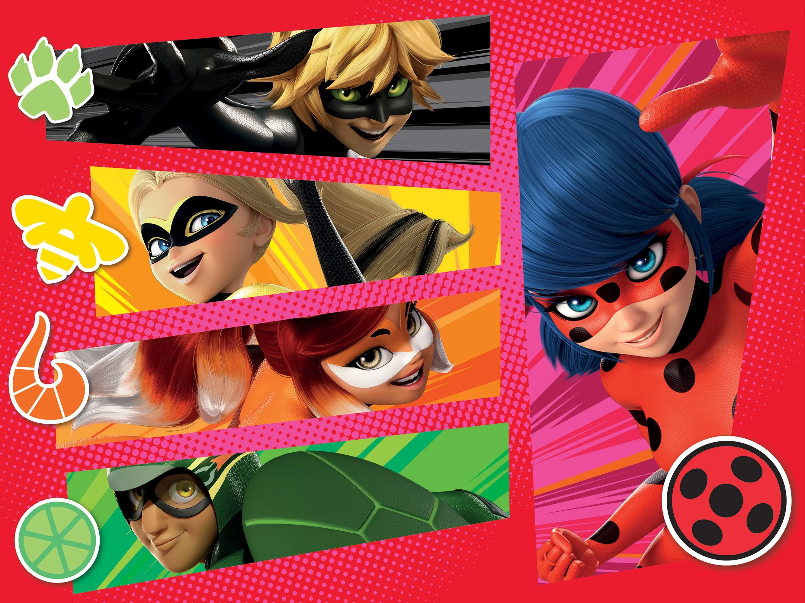 Miraculous Ladybug & Cat Noir 3 Pack Puzzles