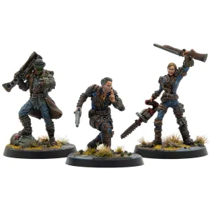Modiphius Fallout Miniatures: Legends of Vault 76 Trio