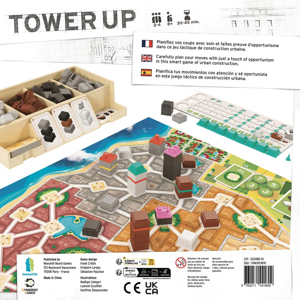 Monolith Board Games: Tower Up - City Building Extravaganza