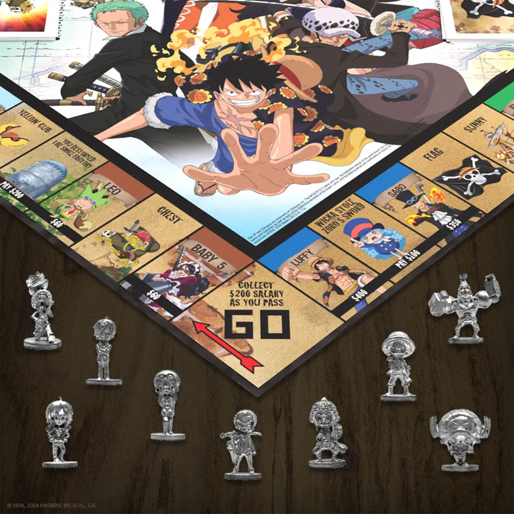 MONOPOLY One Piece Dressrosa Edition - Collectible Board Game, Ages 8 