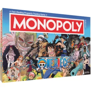 MONOPOLY One Piece Dressrosa Edition - Collectible Board Game, Ages 8 
